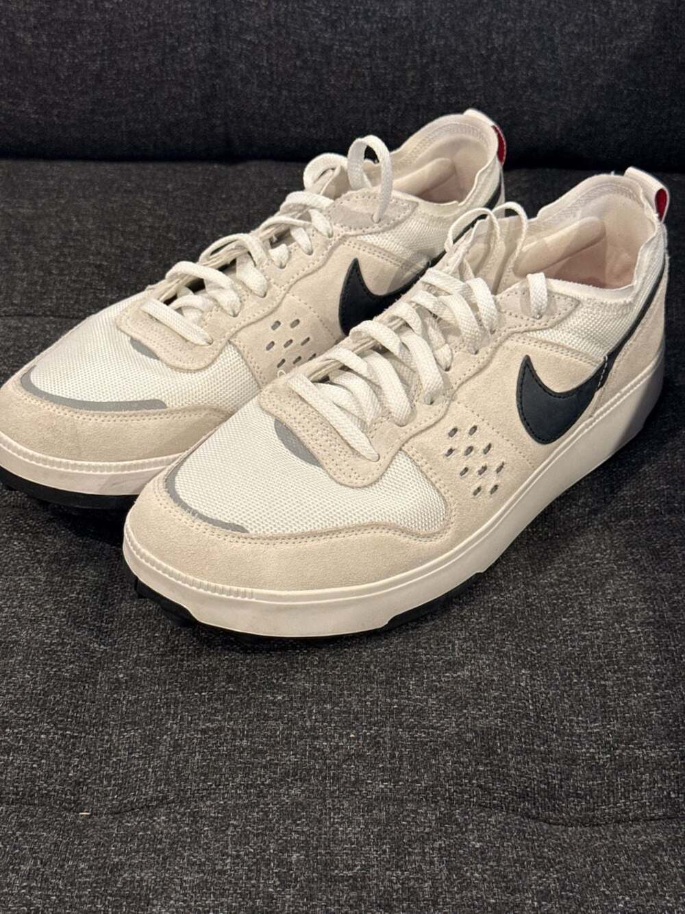 10.5M - Nike C1TY Summit White Black Fire Red Casual Sneakers FZ3863-101